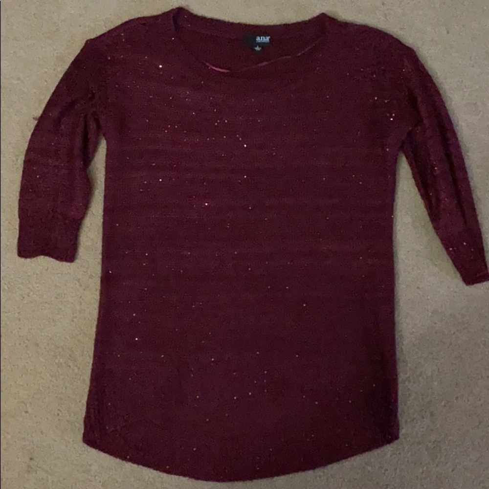 ANA Sparkly Red Sweater